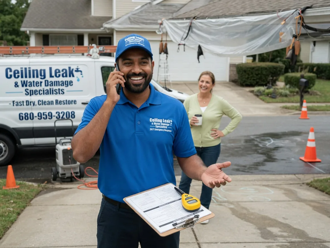 Ceiling Leak Cleanup Angels Camp, CA FAQs